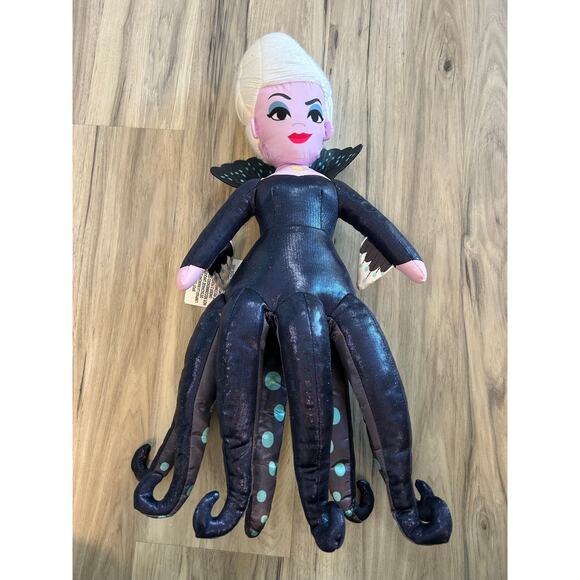 NWT Disney The Little Mermaid Ursula Pillow Buddy Plush 22” Stuffed Doll Villian - Picture 1 of 5